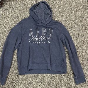 Aeropostale Navy Hoodie with Logo